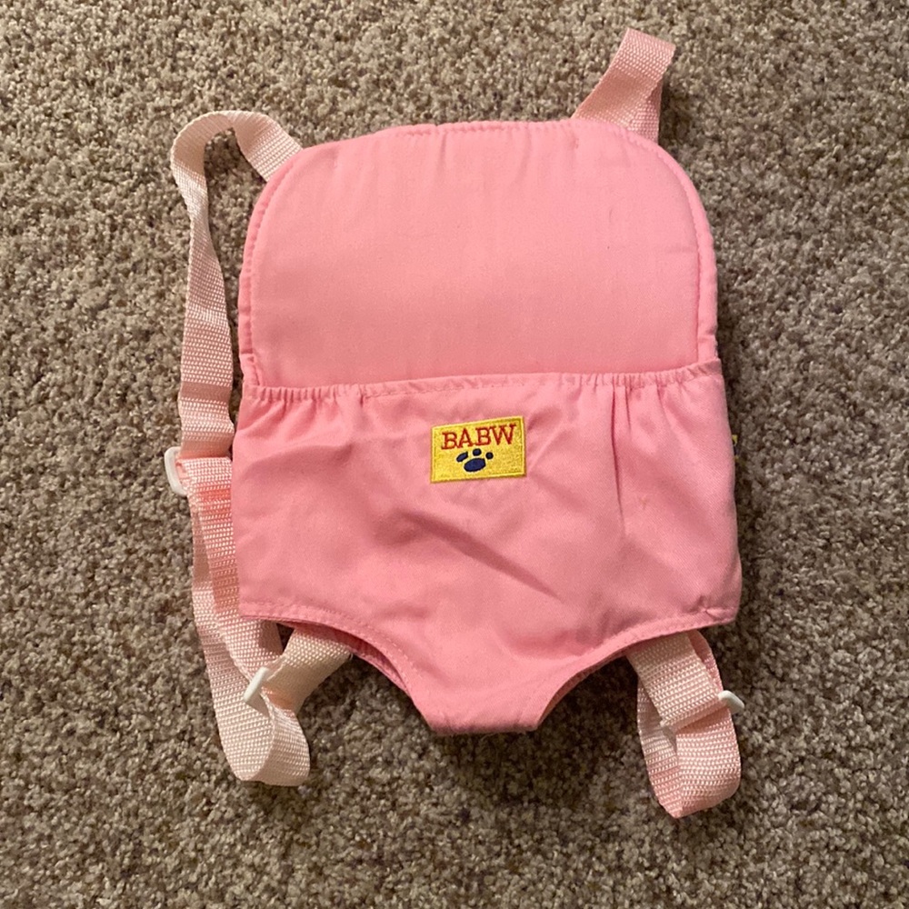 Build A Bear Workshop Pink Backpack Carrier